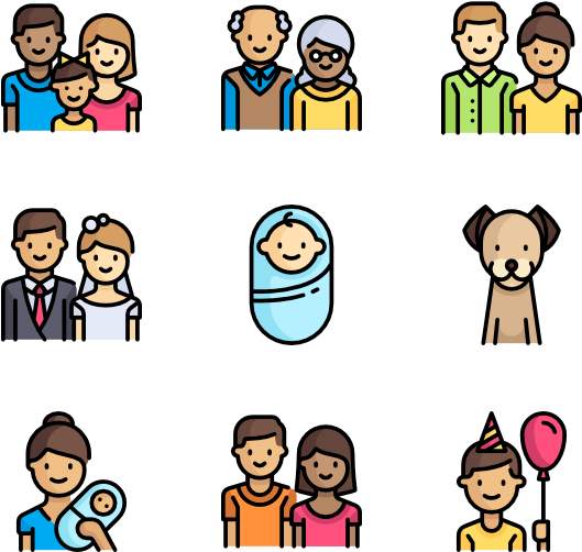 Family - Family Png Icon Clipart (600x564)