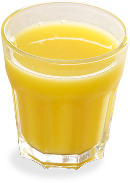 Glass Of Orange - Juice (564x415)