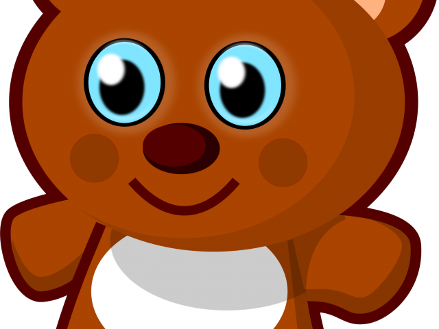 Stuffed Animal Clipart Brown Thing - Cute Cartoon Teddy Bears (640x480)