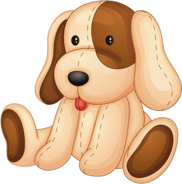 Stuffed Animals, Teddy Bears, Teddy - Dog Stuffed Animal Drawing (600x602)