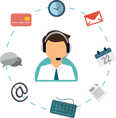 3call Center Agent Collects Payment - Customer (406x413)