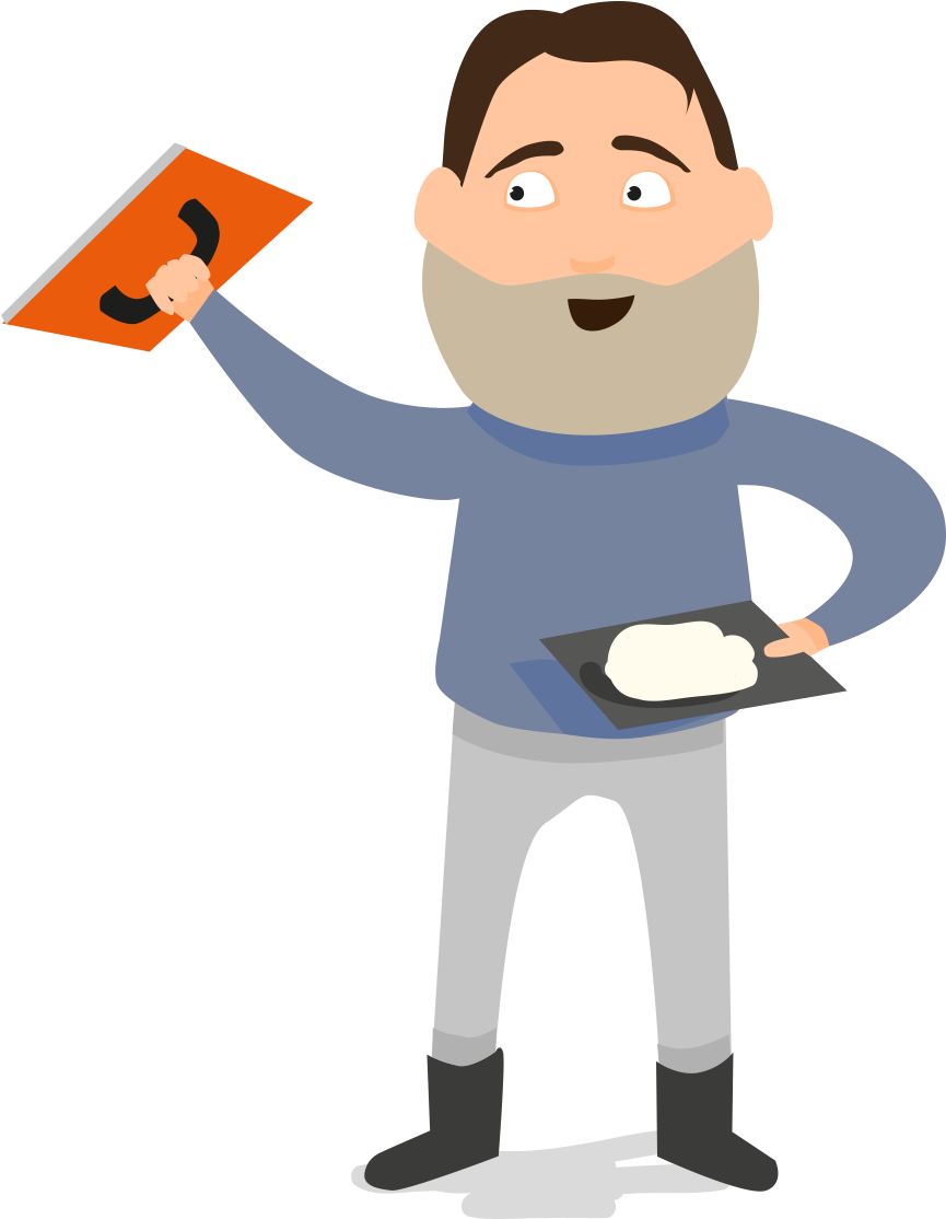 Kb Plastering Illustration - Illustration (900x1130)