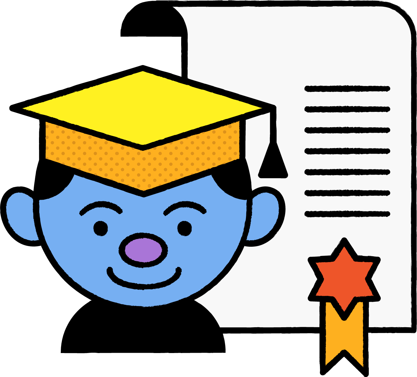 What's The High School Graduation Rate - Cartoon (1358x1227)