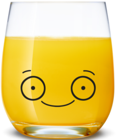 Tropicana's Little Glass Character Will Interact With - Tropicana Orange Juice Glass (743x494)