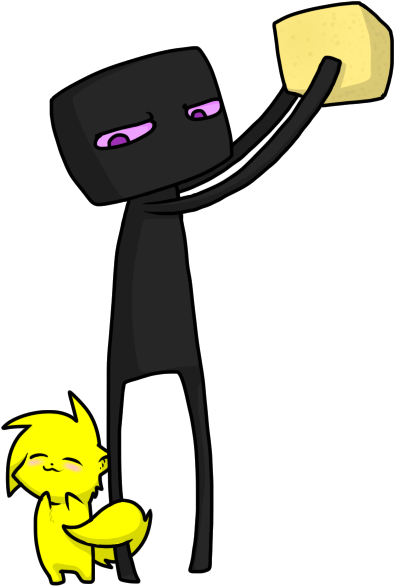 Enderman By Nukeleer - Slenderman (490x642)