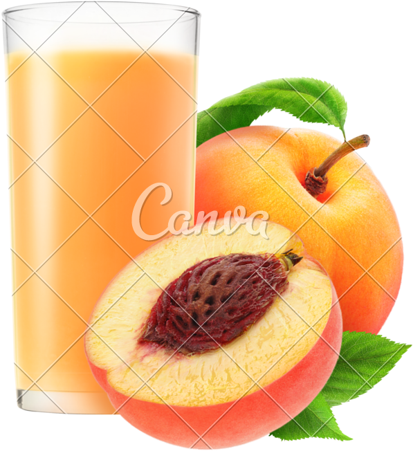 Glass Of Peach Juice - Peach Juice Png (790x800)
