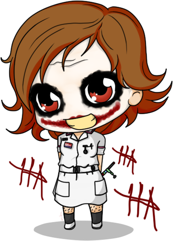 Nurse Joker By Mibu No Ookami - Heath Ledger Joker Chibi (900x1260)
