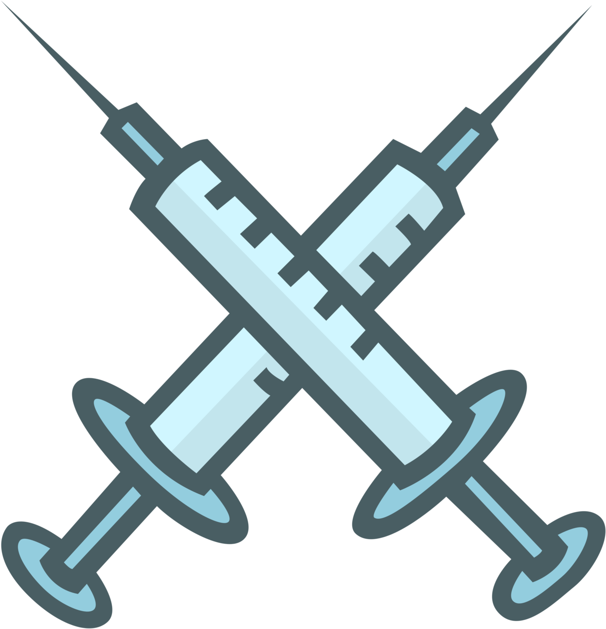 Student Nurse Art Download - Cartoon Syringe (1280x1477)