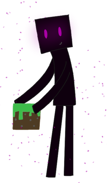 Kawaii Minecraft Endermen By Melodyofthenightfury - Minecraft (348x593)