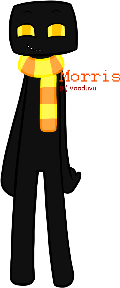Morris By Vudoovu - Oc Enderman (492x1156)