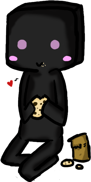 Enderman Cookie By Kuraipaw - Portable Network Graphics (475x735)