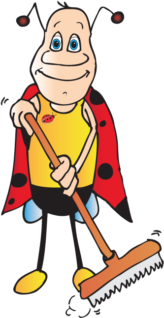Illustration Mascotte Hygièno Le Réseau Cocci - Cartoon (595x726)