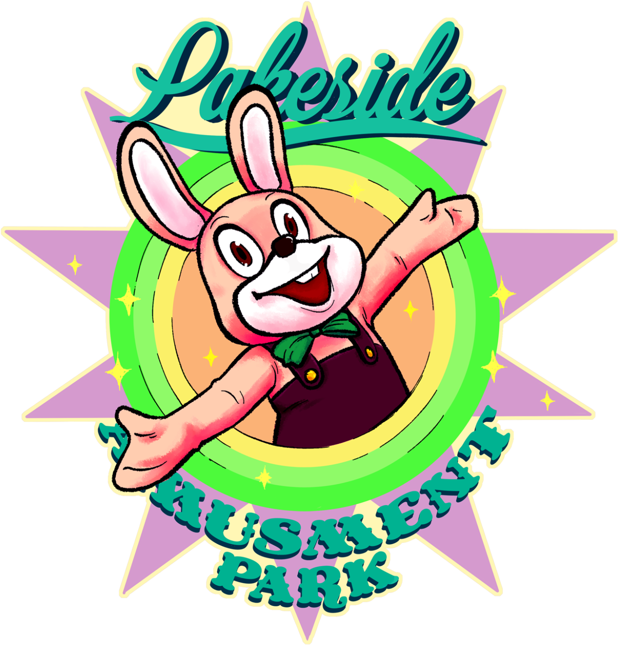 Souvenirs From Scenic Lakeside Amusement Park In Silent - Lakeside Amusement Park Unisex T-shirts (1280x1328)