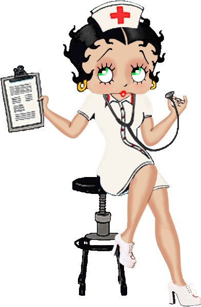 Nurse Betty Boop Love It - Betty Boop Thank You Gif (427x614)