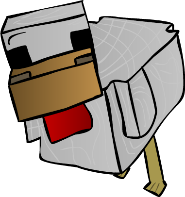 Minecraft - Minecraft Chicken Drawing (381x406)