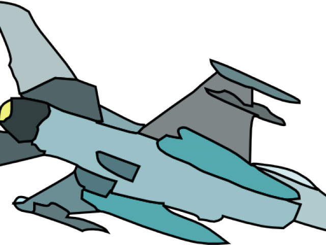 Cartoon Fighter Jet - Cartoon Fighter Plane (640x480)