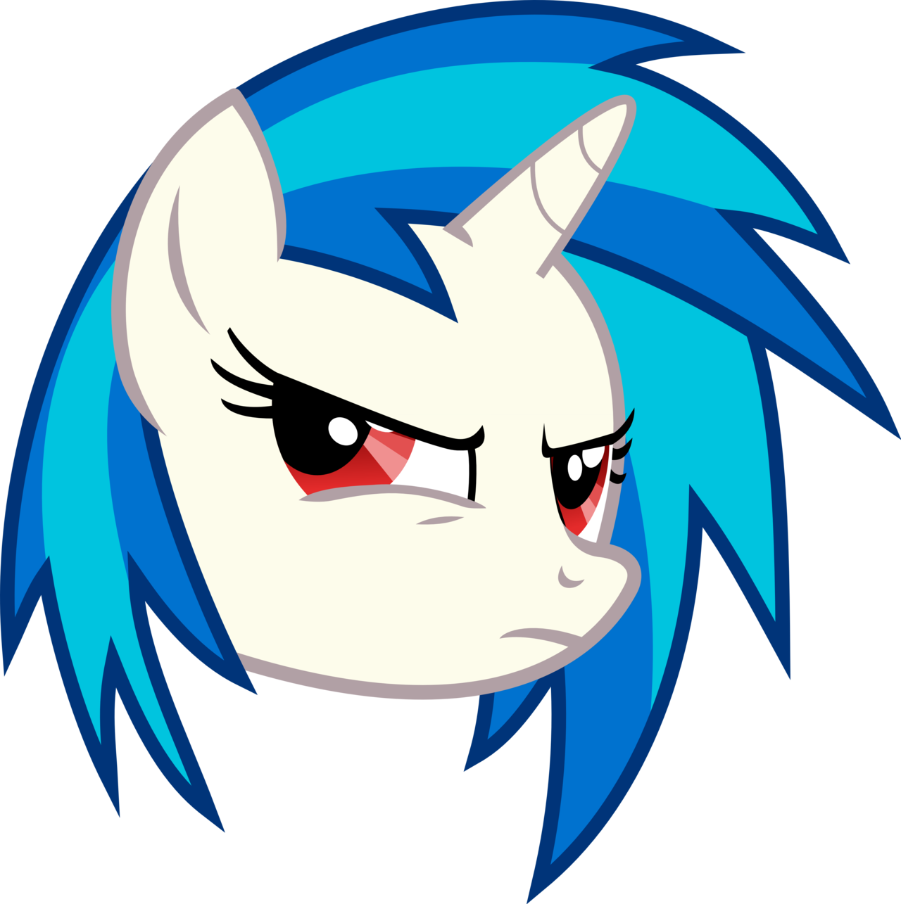 Suspicious By Namelesshero2222 Vinyl Scratch - Vinyl Scratch Head Png (1280x1285)