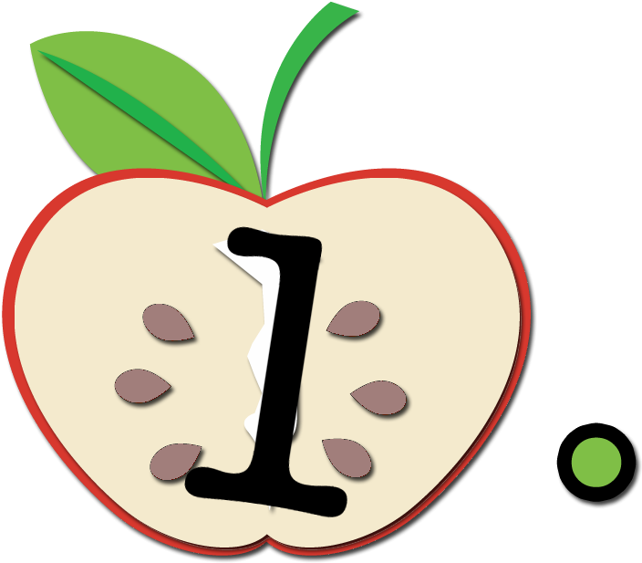 Five Clipart Apple - Apple (722x750)