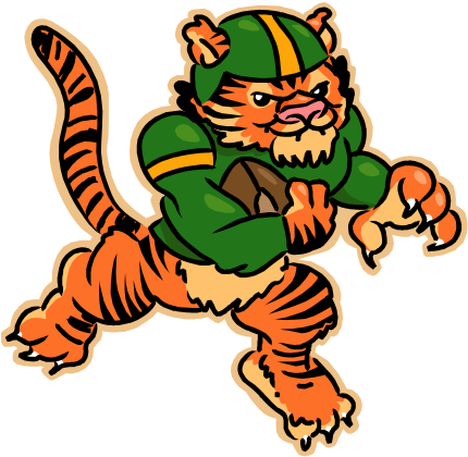 Homecoming - Tiger Clip Art (438x433)