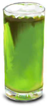 Sugarcane Juice In Glass By Emptypulchritude - Sugarcane Juice Glass Png (500x469)