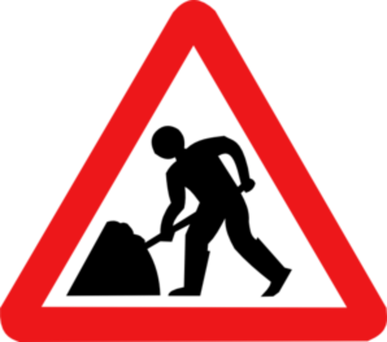 Emma Lazarus Worked As An Aide For Jewish Immigrants - Landslide Prone Area Sign (542x480)