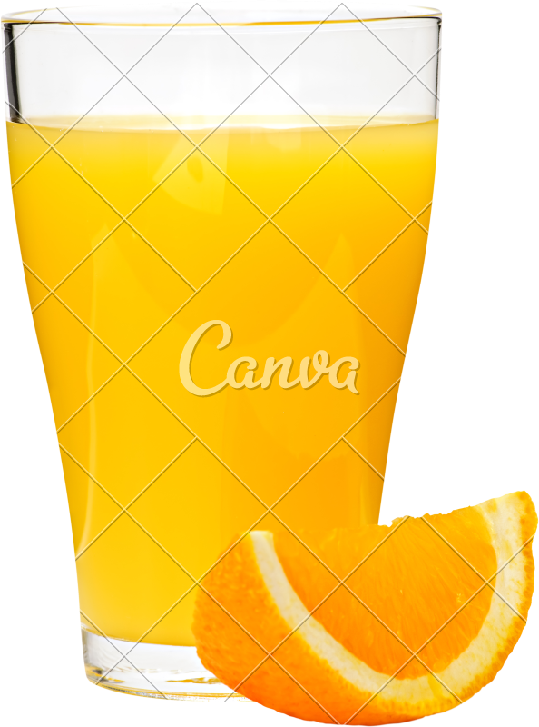 Orange Juice In Glass - Orange Juice (594x800)