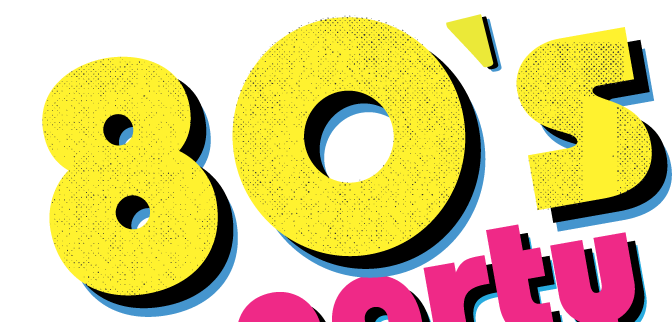 At This Year's Concord Education Fund Party, We're - Back To The 80 S Party (715x321)