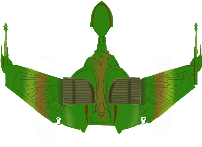 Klingon B'rel Bird Of Prey Token For Roll20 And Star - Star Trek (500x500)