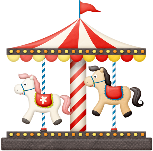 Clip Art Pictures - Carrossel Circo Png (500x493)