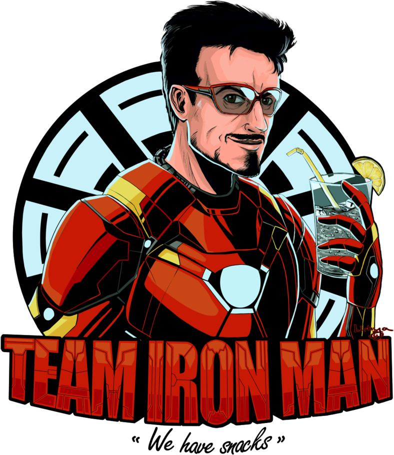 Team Iron Man By Lirhya - Team Iron Man Logo Png (840x951)