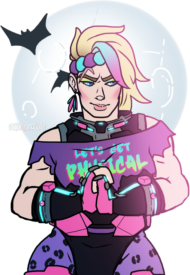 Totally 80s Zarya By Desertdraggon - Zarya Totally 80's Fan Art (726x950)