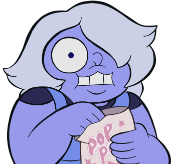 Young 80's Amethyst Pop Pop - Young Amethyst Steven Universe (365x380)