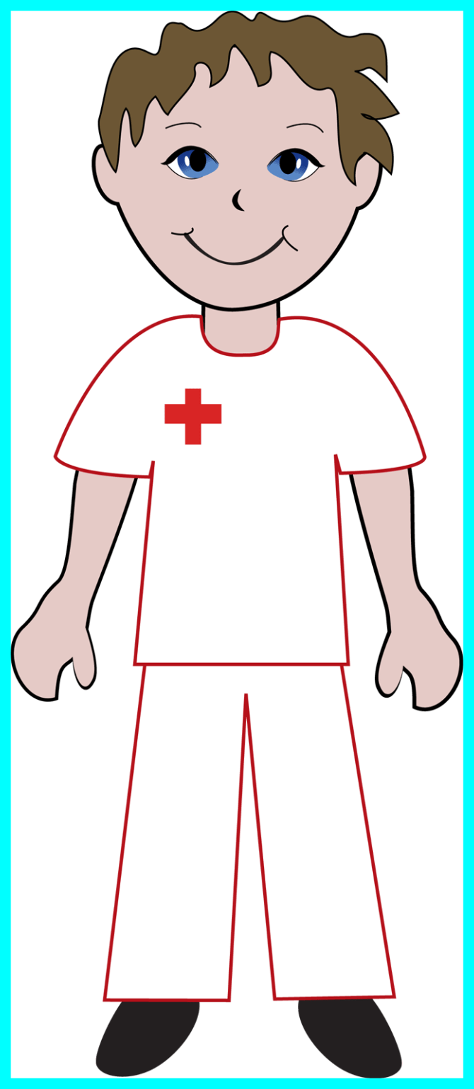 Inspiring It U Time To Thank The Nurses For Caring - Nurse Man Clip Art (670x1539)