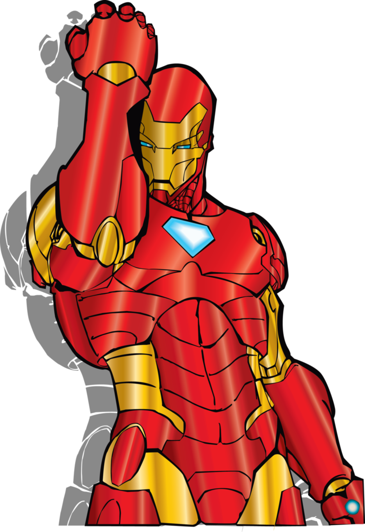 The Iron Man Clip Art - The Iron Man Clip Art (740x1079)