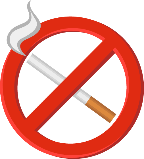 Commit To Quit During The Great American Smokeout With - Flat Design (507x557)