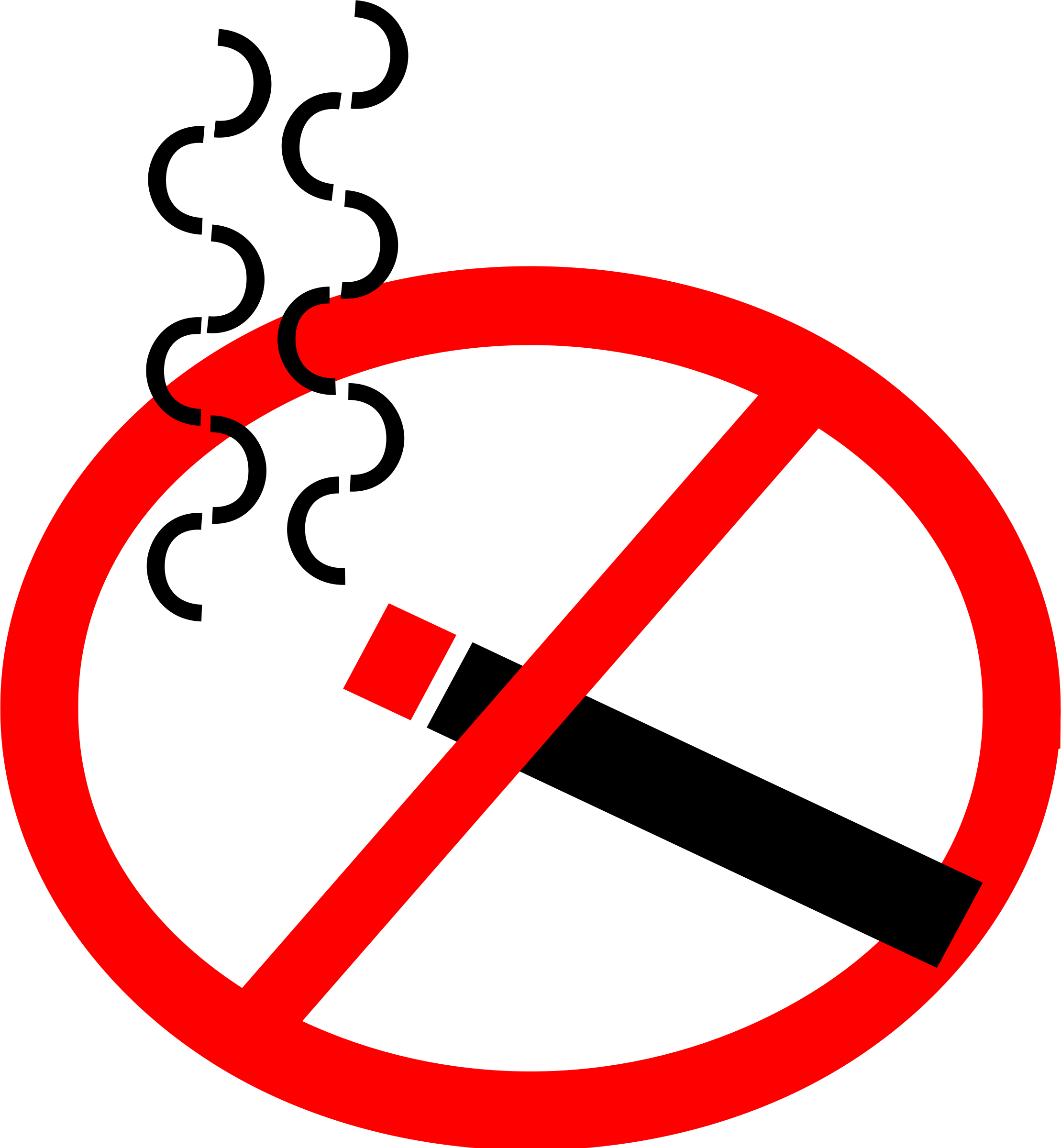 Free No Smoking - No Smoking Clipart (800x800)