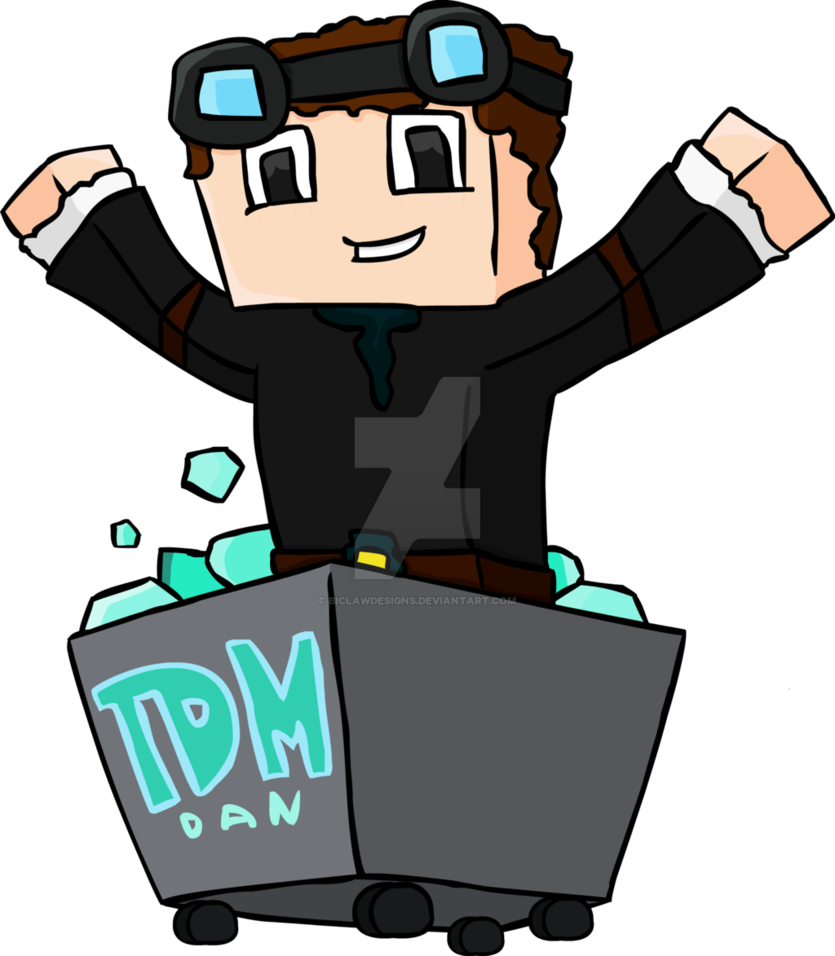 The Diamond Minecart - Diamond Minecart Dan Tdm (835x956)
