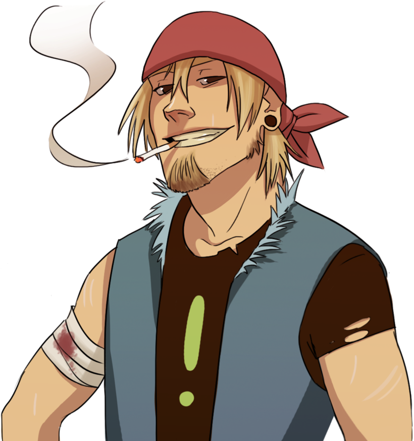 Smoking Is Bad For You By Conniiption - Smoking Boy Png (894x894)