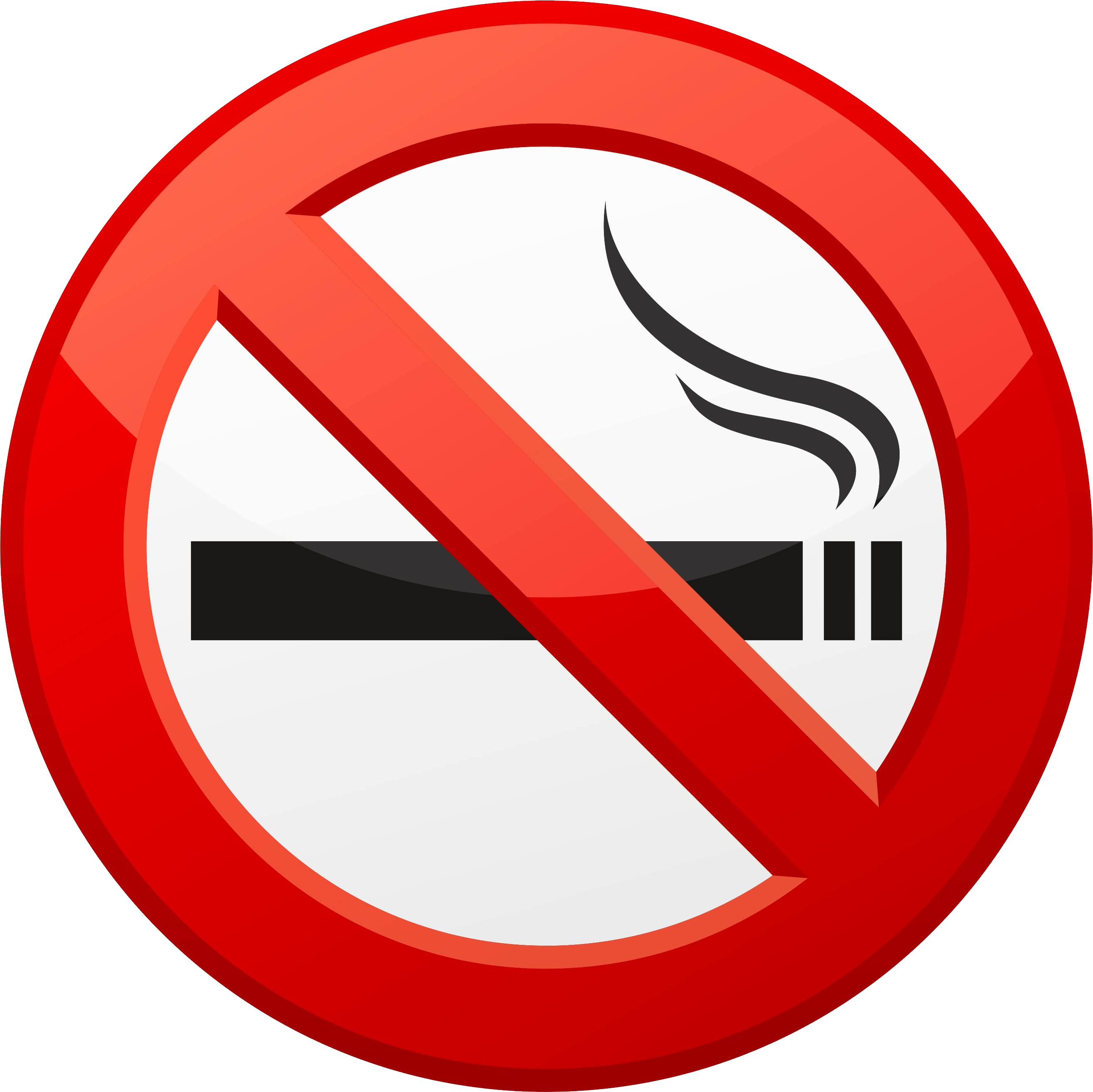 No Smoking Png - Don T Smoke Cigarette (2628x2627)