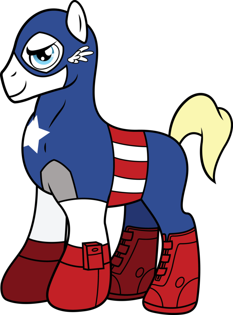 Pony Captain America Thor Iron Man Clip Art - Pony Captain America Thor Iron Man Clip Art (768x1040)