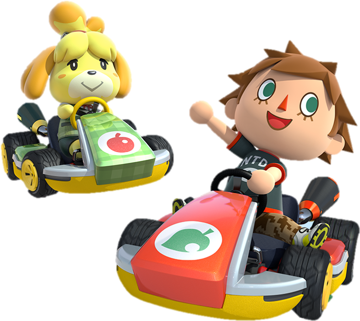 Animal Crossing Logo Transparent For Kids - Animal Crossing Villager Mario Kart (962x915)