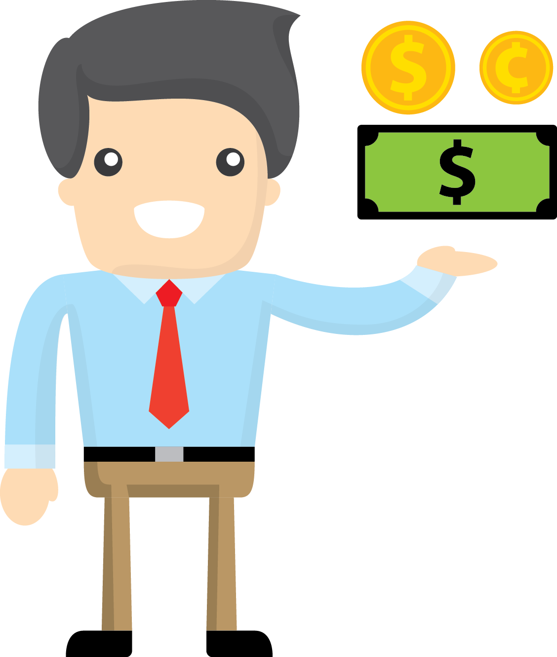 Imagecontenttab - Salary Cartoon Png (1128x1332)