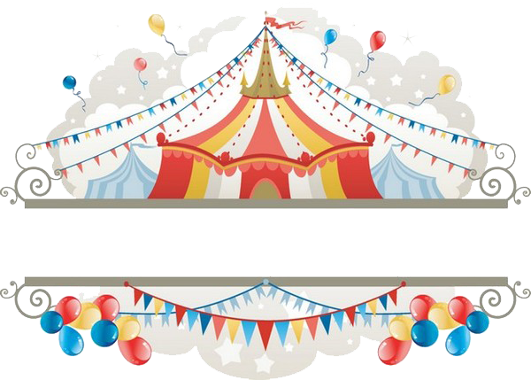 Circus Tent Illustration - Circus Tent Illustration (600x429)