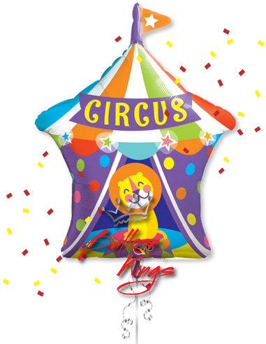 Circus Tent - Circus Tiger Birthday Party Supplies Decoration Balloon (500x500)