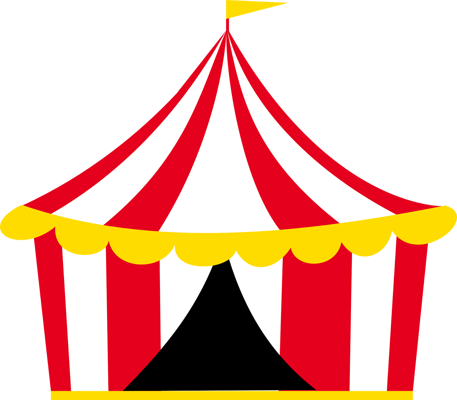 Sign Clipart Circus - Carpa De Circo Png (1600x1402)