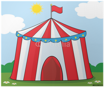 Carnival Tent Lipart (400x400)
