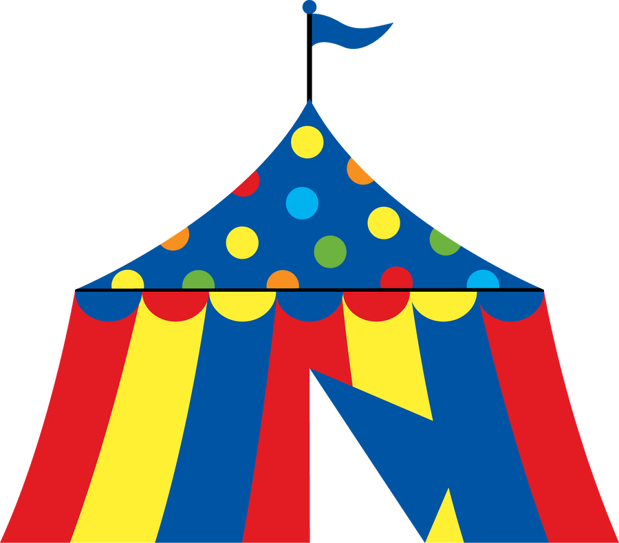 Explore Carnival Tent, Birthday Shirts, And More - Circus Stickers (900x789)