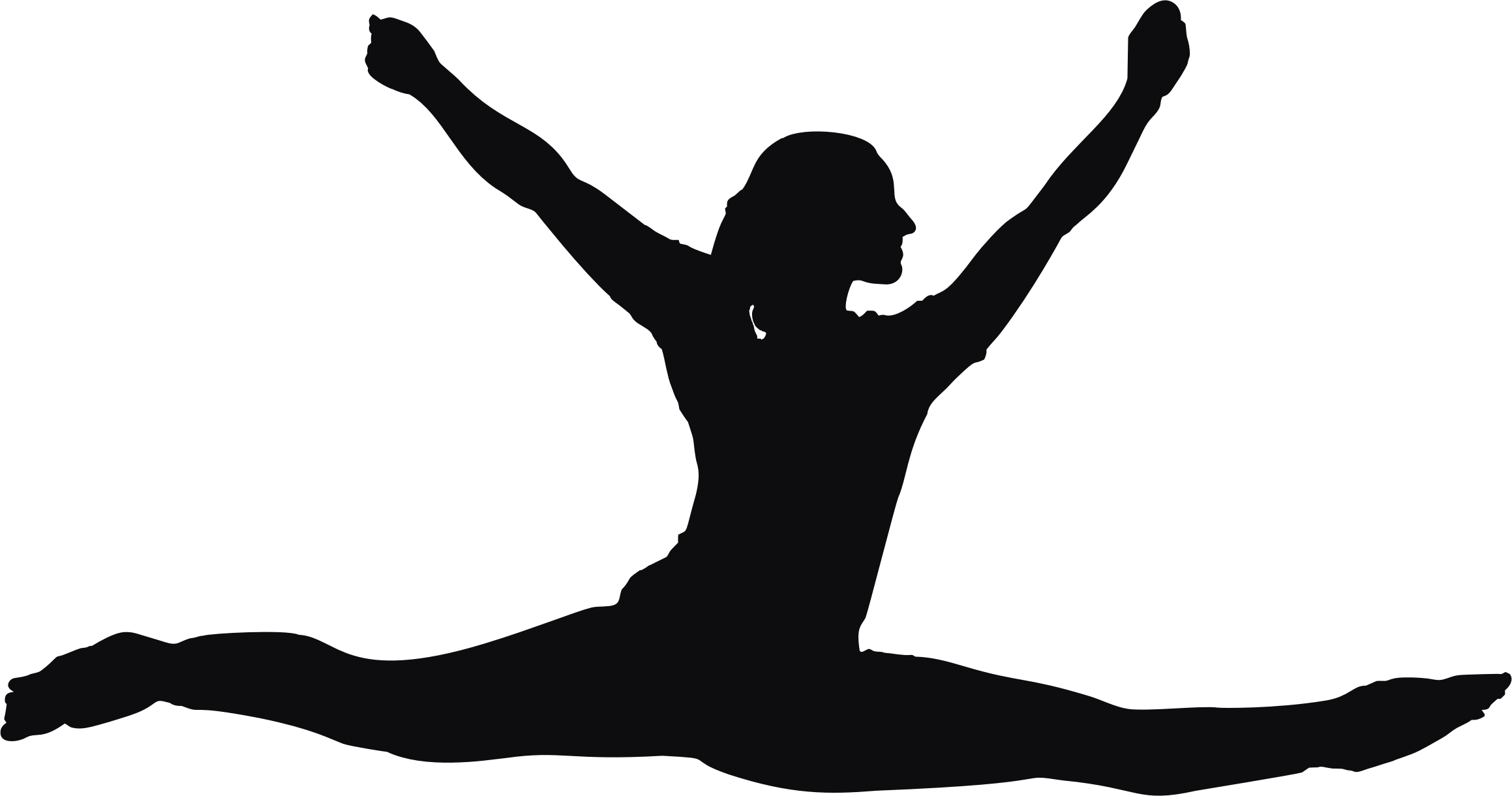 Performer Silhouette Minus Cloth - Performer Silhouette (2318x1220)
