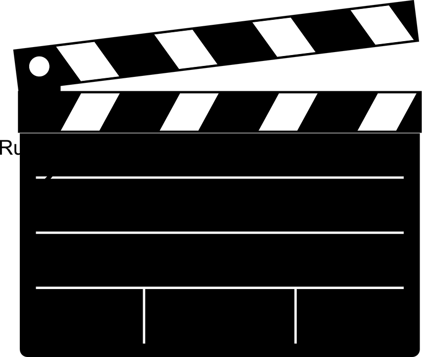 Movie Ticket Clipart 12, - Black And White Productions (852x720)