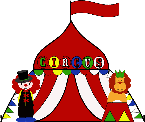 Circus - Cowgirl - Circus Train Clip Art (600x512)